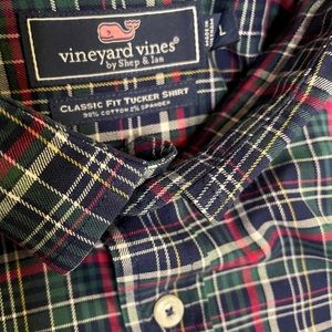 VINYARD VINES XL PLAID CLASSIC FIT SHIRT TUCKER BUTTON DOWN